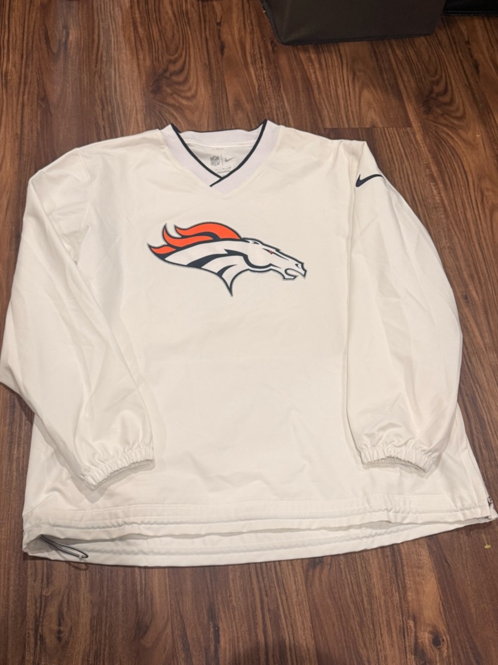 Denver Broncos Pullover Windbreaker Mens XL Coach Team Issued Nike Football